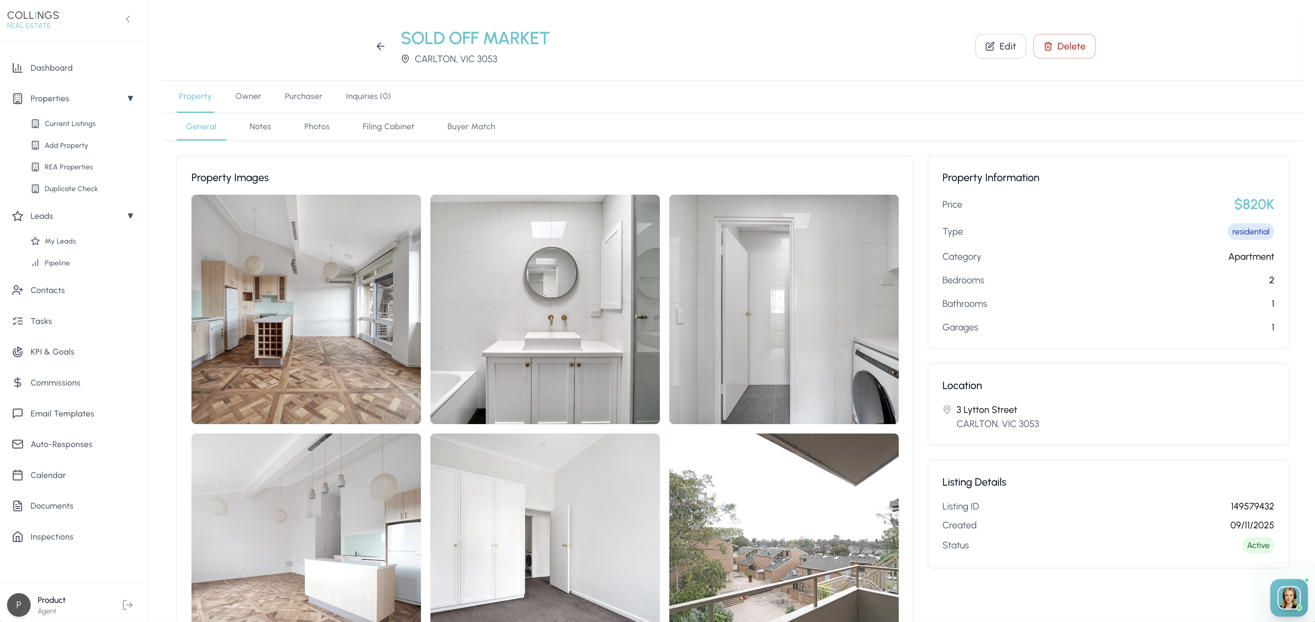 Collings AI CRM Platform