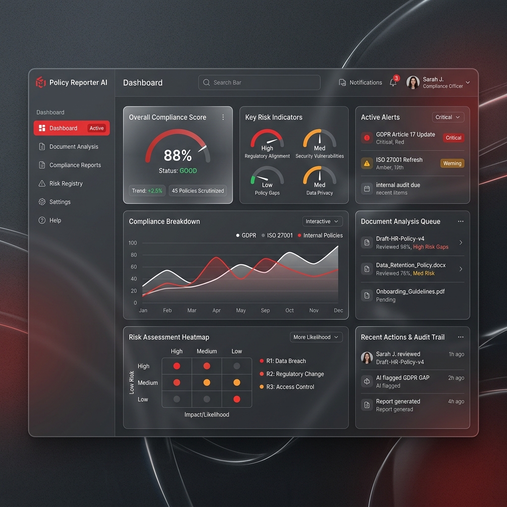 Policy Reporter Dashboard